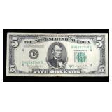 $5 Federal Reserve note series of 1950-D