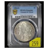 1904-S Morgan dollar, PCGS slab certified