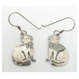 Wild Bryde sterling silver cat shepherd hook