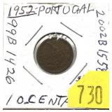 1952 Portugal 10-cents