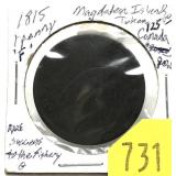 1815 Canadian penny token