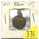 1857 Flying Eagle cent