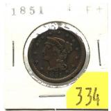 1851 U.S. large cent