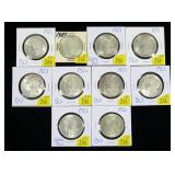 x10- 1921 BU Morgan dollars, -x10 dollars, Sold