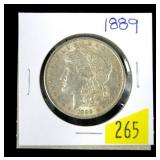 1889 Morgan dollar
