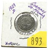 1929 German 50 pfennig
