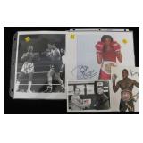 Lot, Boxer autographed photos: Ray Mancini, Kostyn