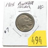 1915 Buffalo nickel