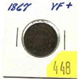 1867 2-cent piece