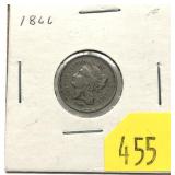 1866 3-cent nickel