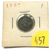 1867 3-cent nickel