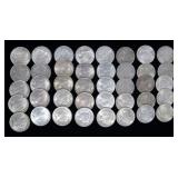 x40- Peace dollars: 1922, 1923, 1924, 1925,