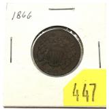1866 2-cent piece