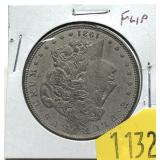 Replica silver dollar