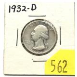 1932-D Washington quarter