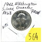 1942 Washington quarter, Proof