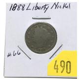 1888 Liberty nickel