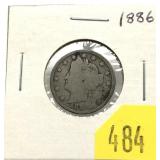1886 Liberty nickel