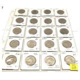 x20- Susan B. Anthony dollars, mixed dates,