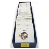 x30- 1962-1964 Proof cents, -x30 cents, Sold by