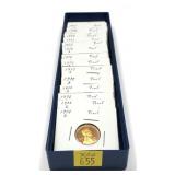 x20- 1972-S Proof cents, -x20 cents, Sold by