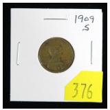 1909-S Lincoln cent