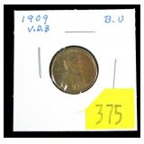 1909 VDB Lincoln cent