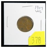 1909 VDB Lincoln cent