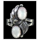 Sterling silver Southwestern design mother of