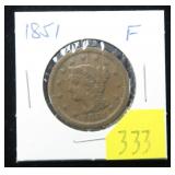 1851 U.S. large cent