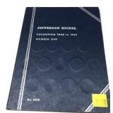 Partial set of Jefferson nickels: 1935-1961,