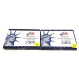 x2- 2005 Proof sets, -x2 sets, Sold by the piece,