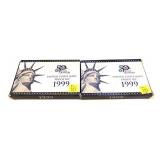 x2- 1999 Proof sets, -x2 sets, Sold by the piece,