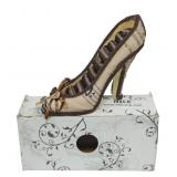 Fancy shoe ring holder, 5" x 5" x 3", new