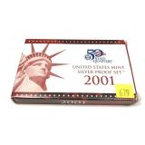 2001 silver Proof set