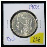 1903 Morgan dollar, BU