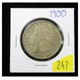 1900 Morgan dollar