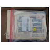 Lot, US & foreign glassines, small US stockbook,