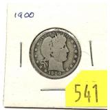 1900 Barber quarter