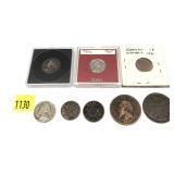 Lot, type coins, 8 pcs.