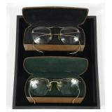 Lot, vintage gold filled eyeglasses, 2 pairs