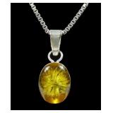 Sterling silver 20.5" box chain with preserved