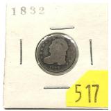 1832 Capped Bust dime