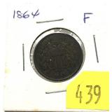 1864 2-cent piece