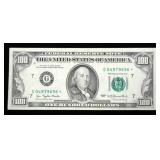 $100 Federal Reserve star note series of 1977