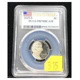 2019-S Jefferson nickel, PCGS slab certified