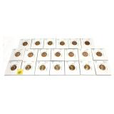 Lot of Proof Lincoln cents(1968-S, 1969-S,