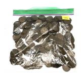 Lot of wheat cents, 200 pcs.