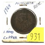 1924 Austria 1-cent