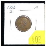 1912-S Lincoln cent